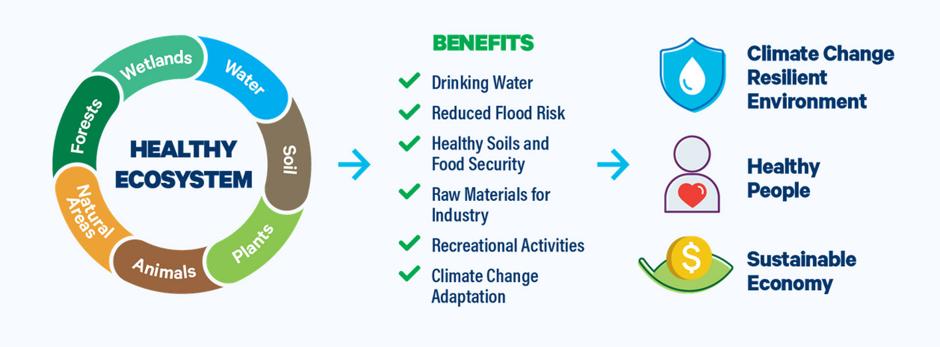 benefits of watershed monitoring infographic