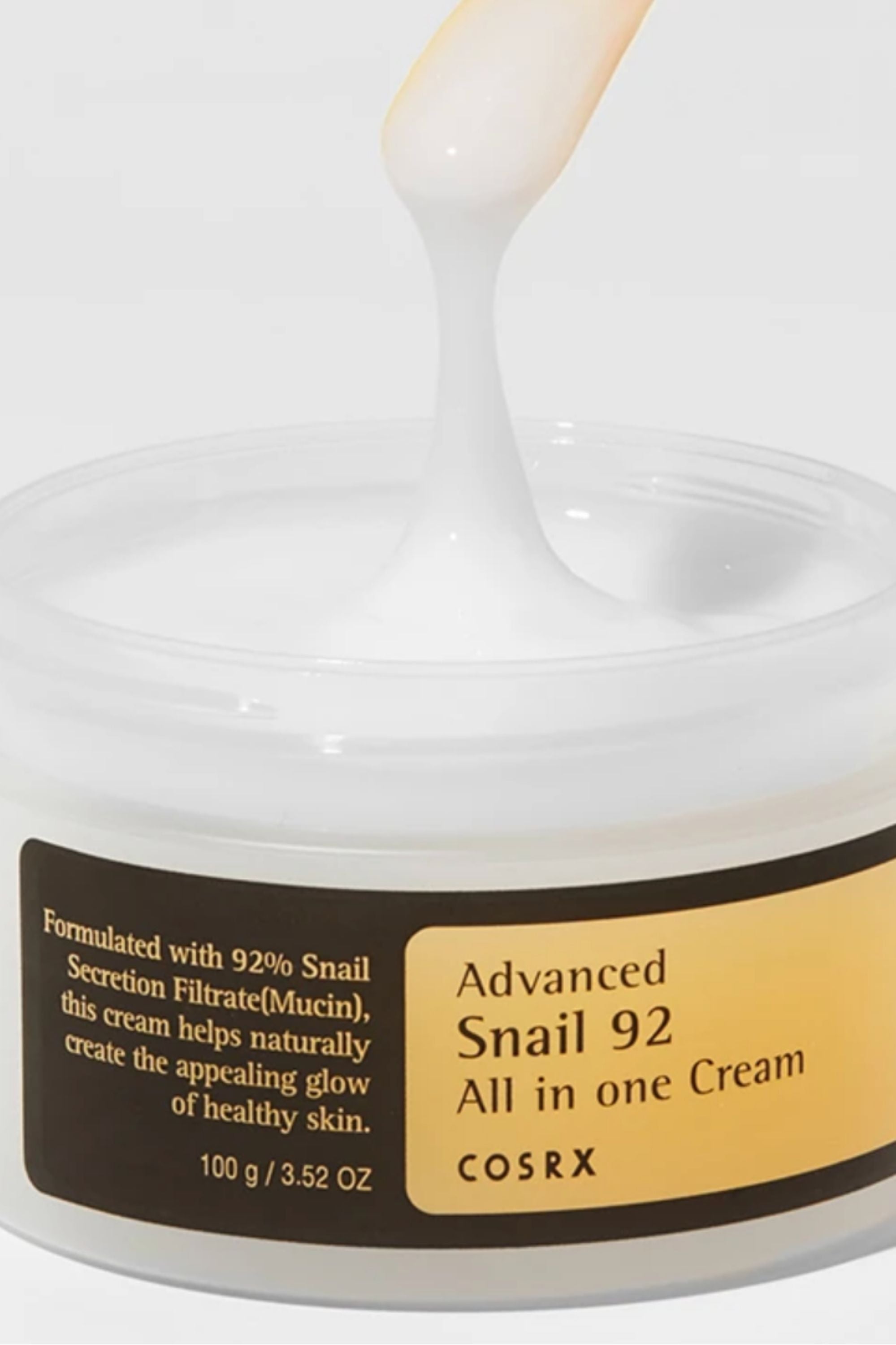 COSRX - Advanced Snail 92 All In One Cream - 100g | Afterpay available â Kanvas Beauty Australia