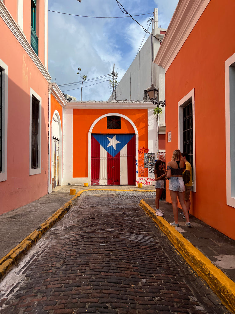 Hanging on the corner in Old san Juan