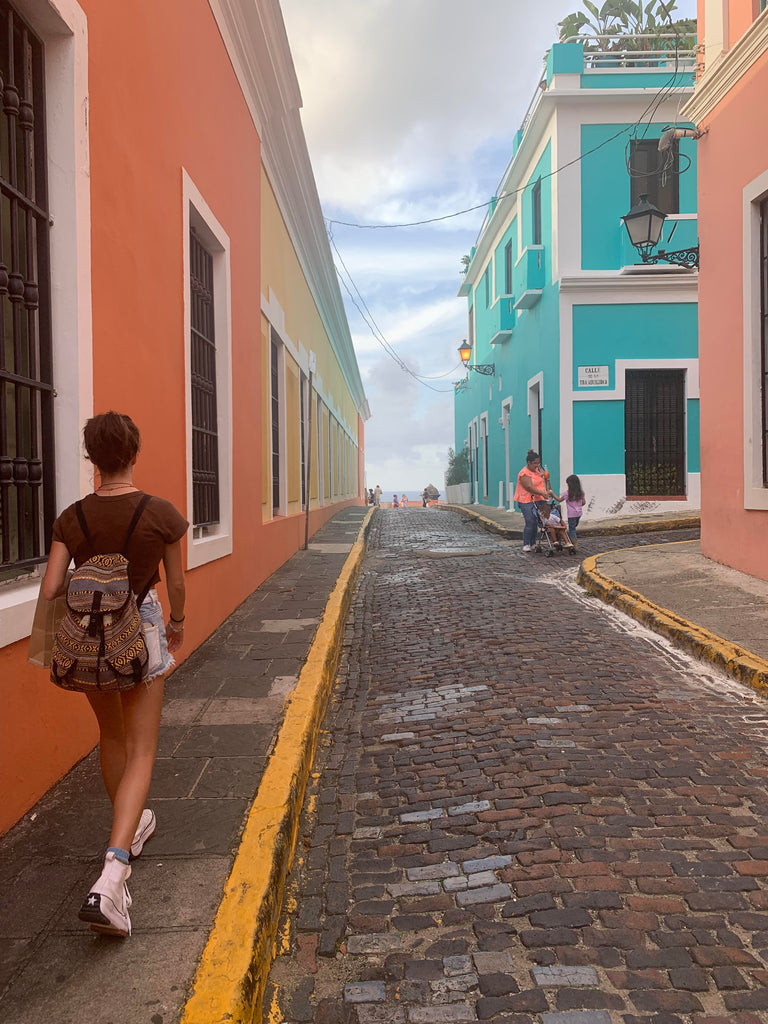 Sammy on a Mission in Old San Juan Puerto Rico