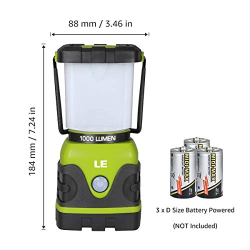 Rechargeable LED Camping Lantern with Magnet Base - Portable Tent Light  with 300LM Brightness and 4 Light Modes - Perfect for Camping, Hiking,  Fishing