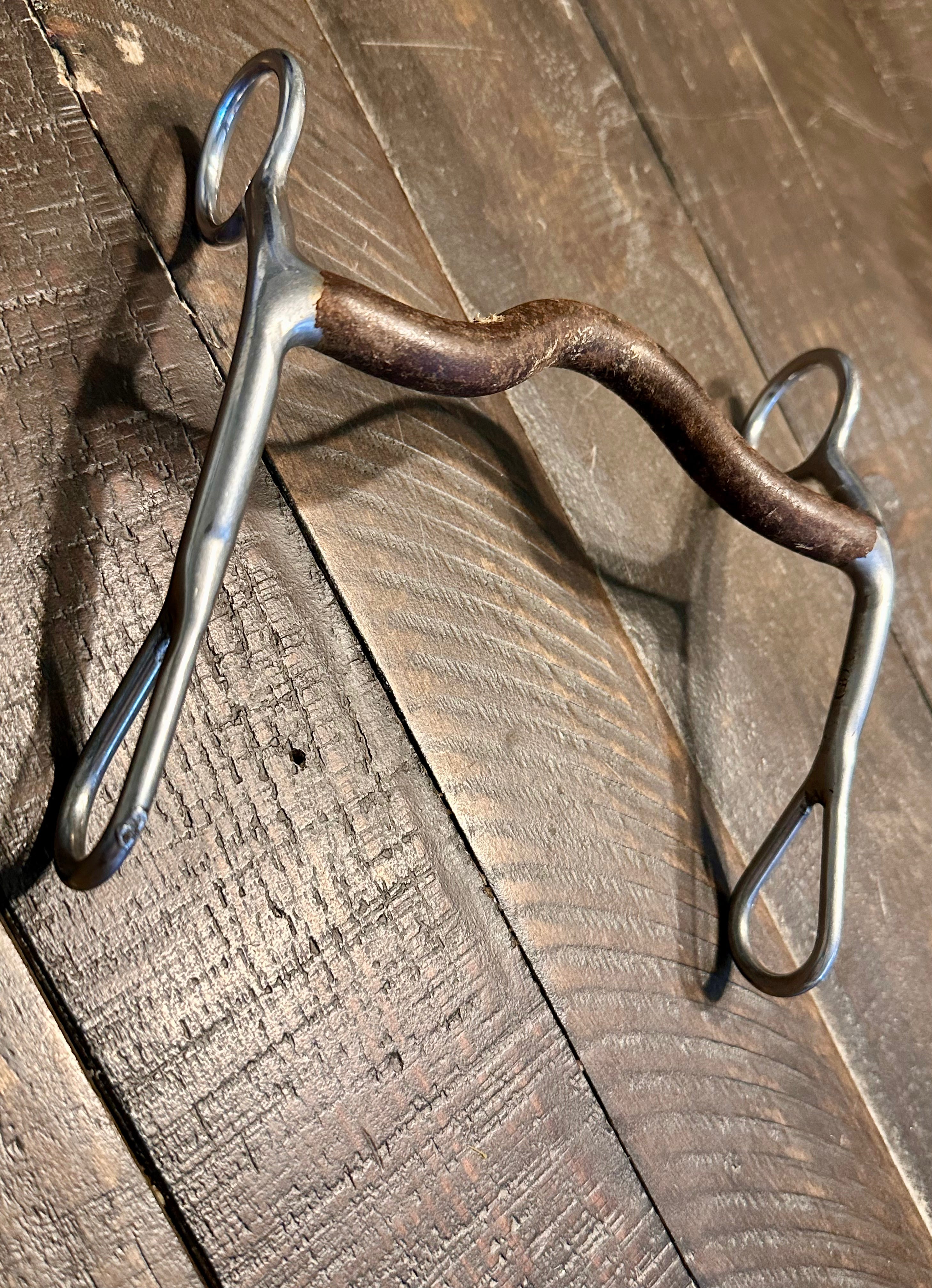 Used REINSMAN #651 Junior Cutter Western Horse Bit ~ 5" Mouth c port