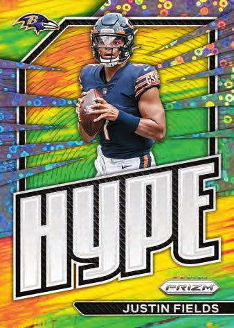 2022 Panini Prizm Football Hype No Huddle Justin Fields