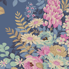 Load image into Gallery viewer, PRE-ORDER Whimsyflower Blue 100442 - Chic Escape -Tilda - quilting cotton - half yard