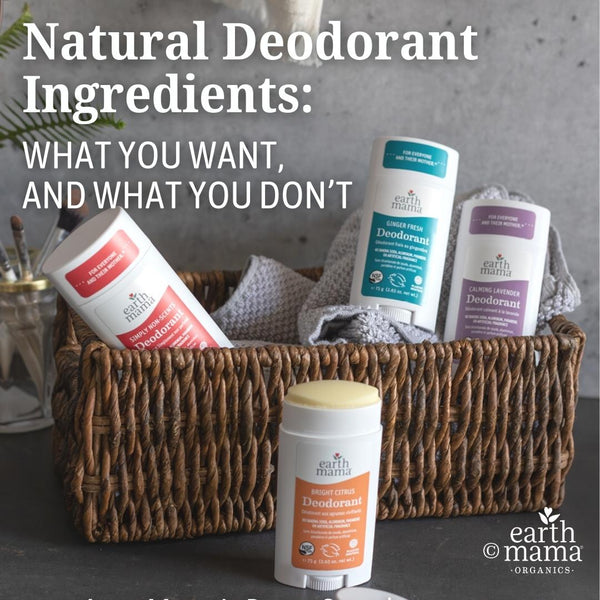 Natural deodorant ingredients