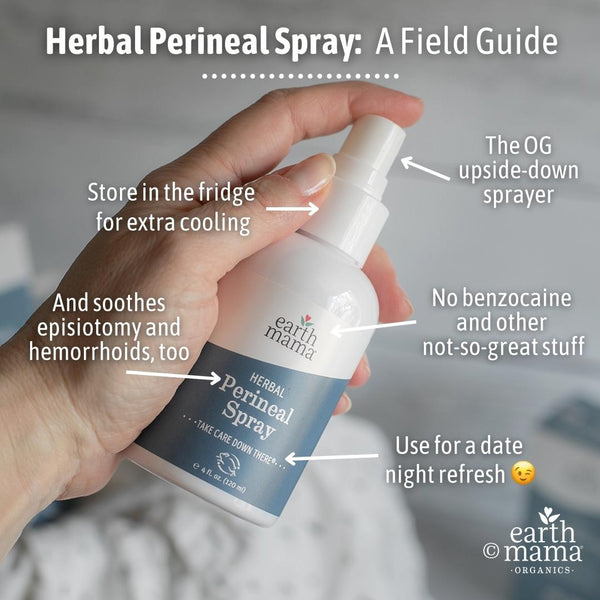 Herbal Perineal Spray: Postpartum Spray Safe for Pregnancy, Postpartum, and Hemorrhoids