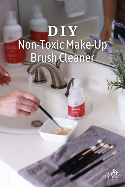 Best makeup brush cleaner | Earth Mama Organics