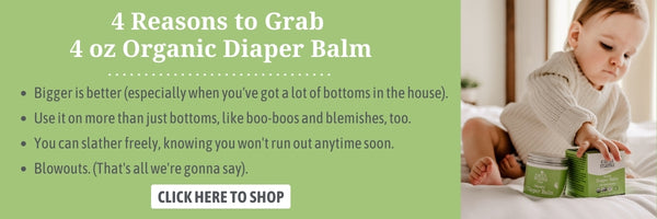 Try Earth Mama’s Organic Diaper Balm in the economy 4oz size