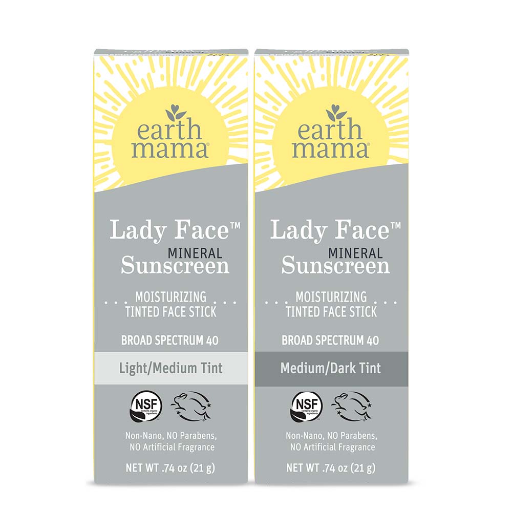 Lady Face® Tinted Mineral Sunscreen Face Stick SPF 40