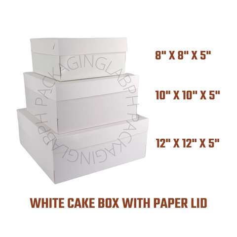 Slab Cake Box With Solid Lid | Lollipop Cake Supplies