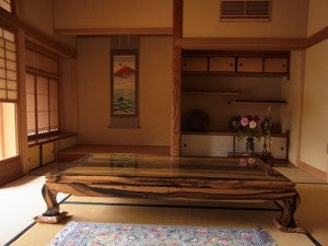 希少 黒柿の座卓