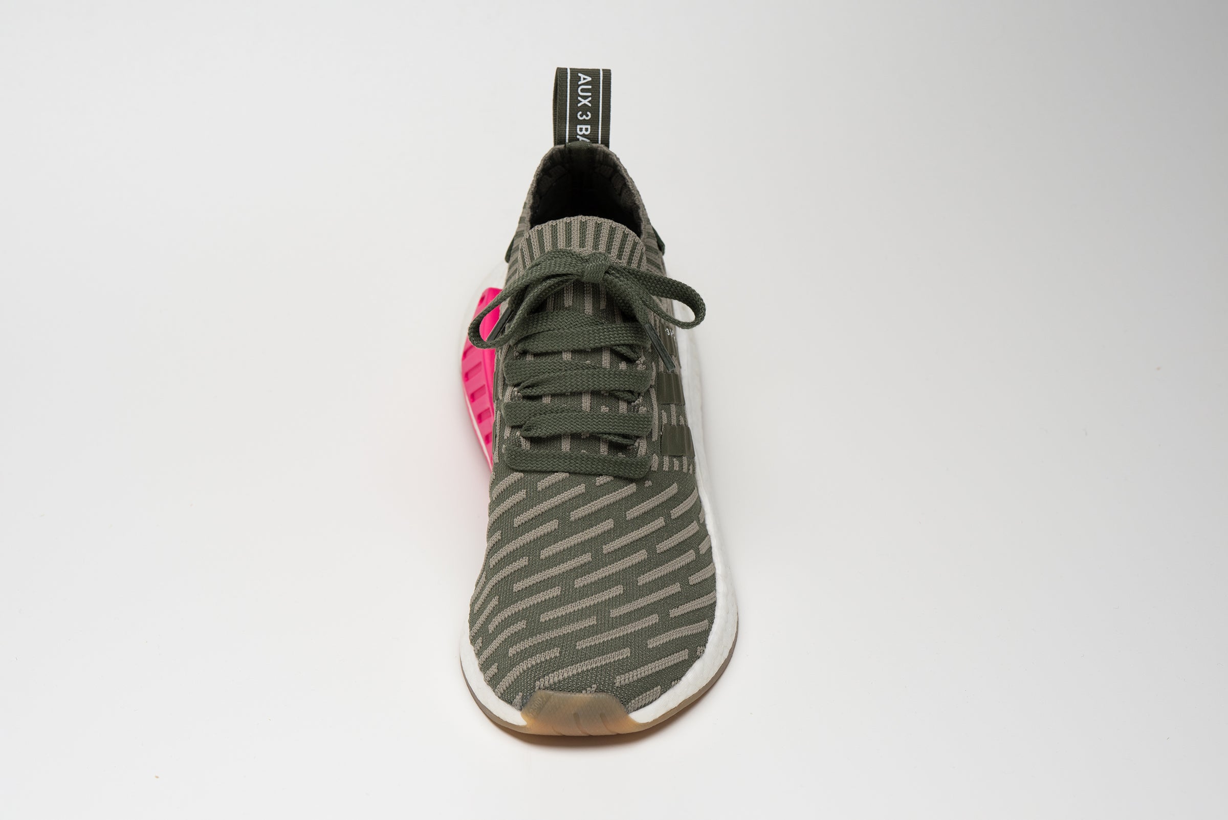 Adidas NMD Primeknit Green Pink | Women's Shoes