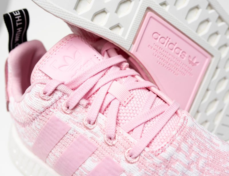 Adidas NMD R2 Primeknit Pink White Women's