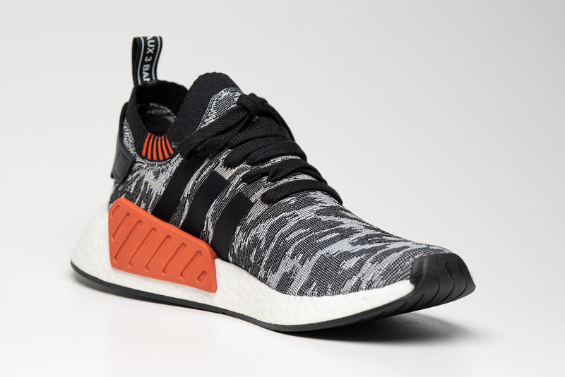 Adidas NMD R2 Primeknit Black White Future | Men's Shoes