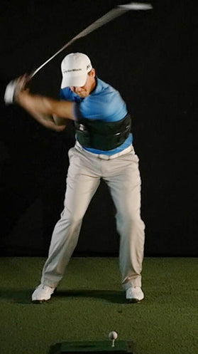 golf swing trainer offers one swing slice fix