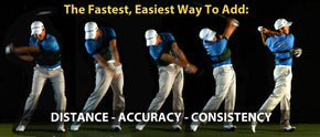 perfect golf swing sequence using Swing Jacket golf training aid 