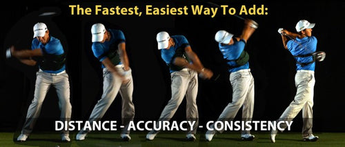 perfect golf swing sequence using Swing Jacket golf training aid 