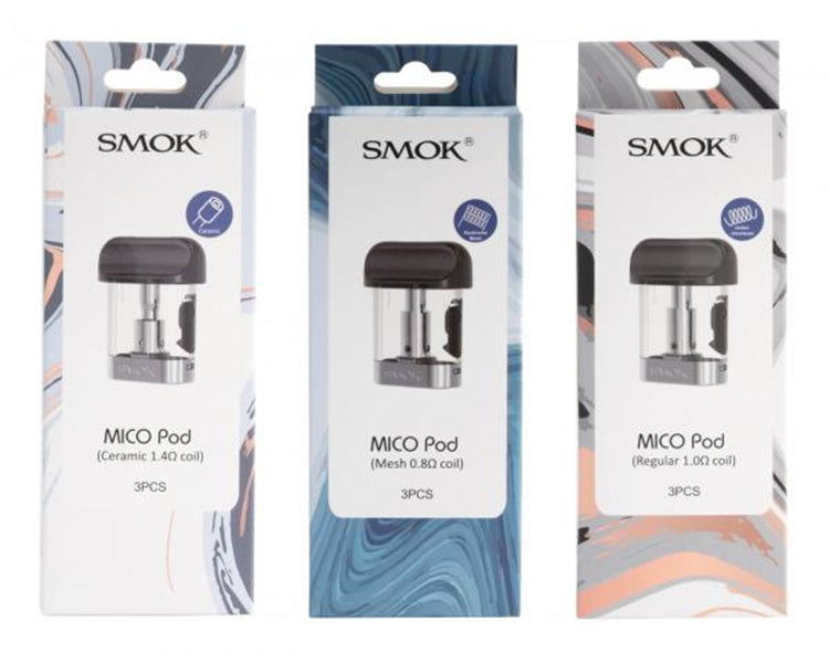 SMOK Mico Replacement Pod Cartridges (3 Pc)| Vape Accessories | $8.95