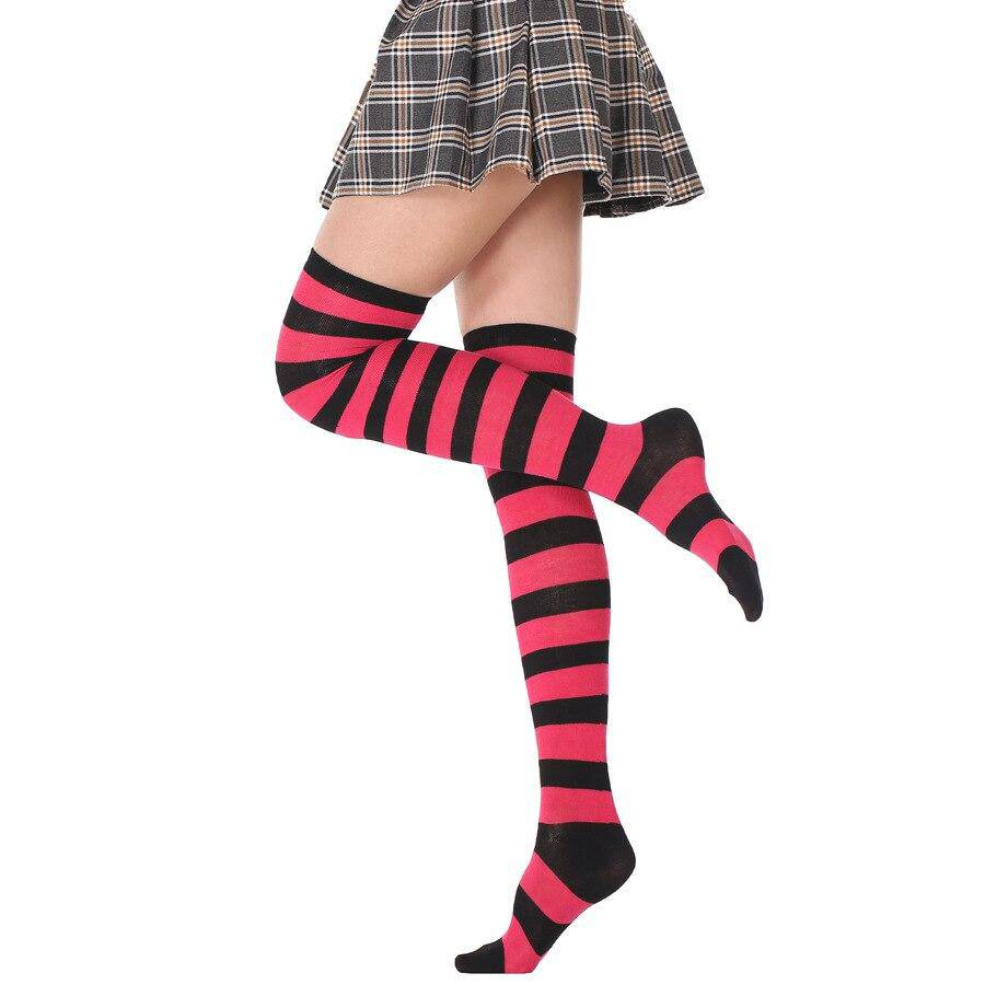 Women Sexy Thigh High Nylon Long Socks - Amexza
