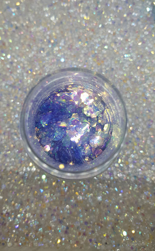 1 oz Iridescent Chunky Mix Nail Glitters-Blue & Purple – The Additude Shop