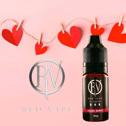 Red Vape Angel Berry nicotine eliquid for vaping devices, great gifts for him or her this valentines day