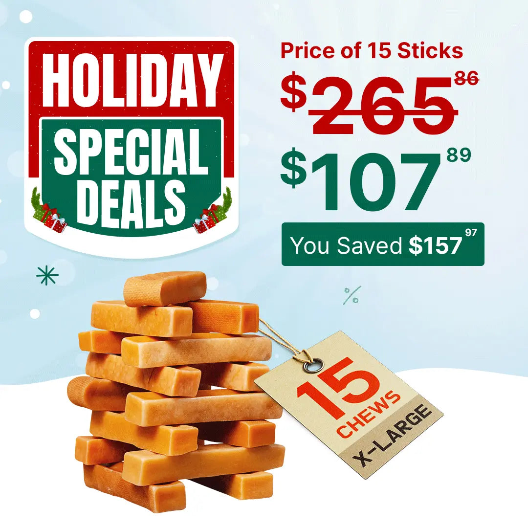 Original Tibetan Dog Chew (X-Large) - 15 Sticks