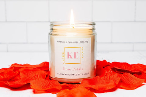 Kindred Essence Rose Petals Soy Candle
