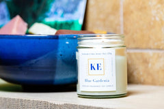Blue Gardenia Soy Candle