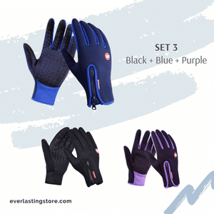 warm thermal gloves cycling running driving gloves