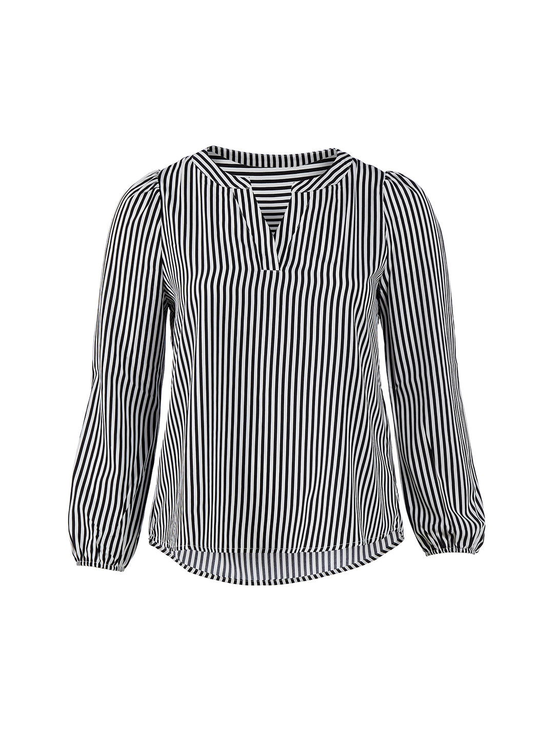 Andree By Unit | Split Neck Stripe Top | Teacher Style Box