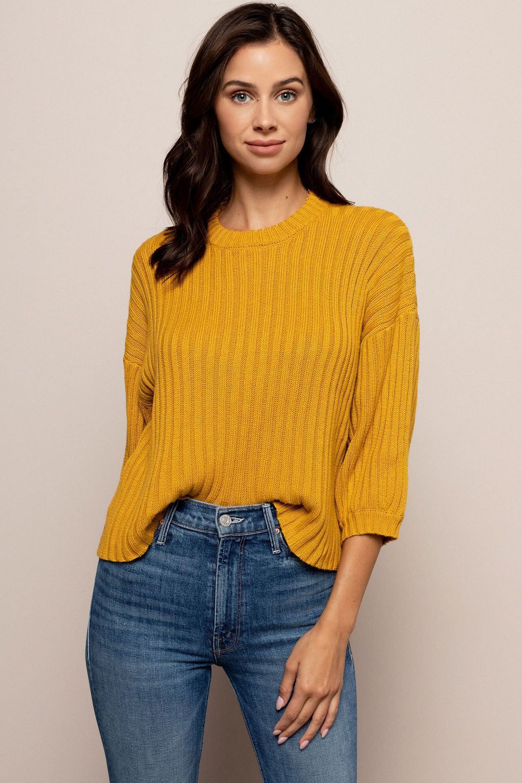 The Stylist LA | Ethan Sweater in Yellow | Teacher Style Box