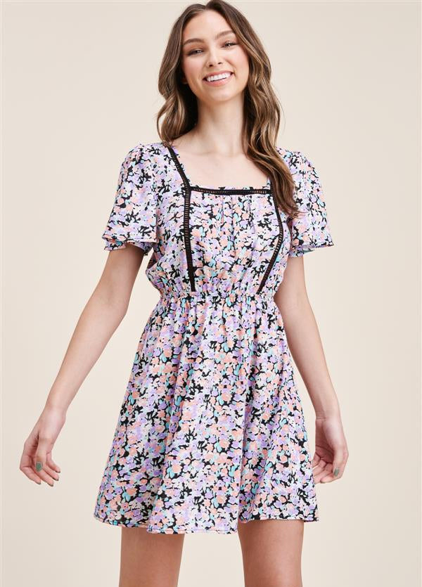 STACCATO | Flutter Sleeve Floral Dress | Teacher Style Box