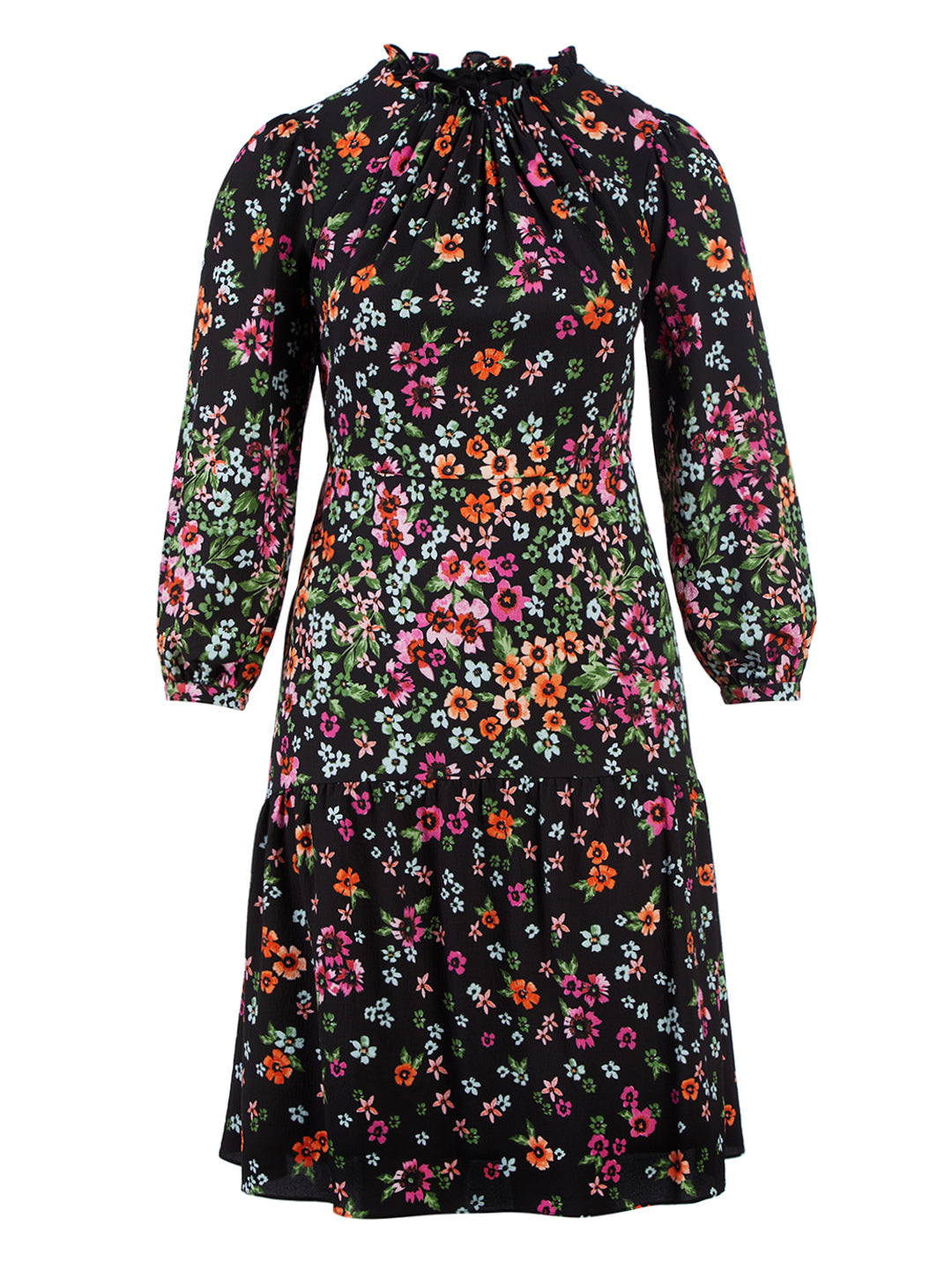 Maggy London | Floral Print Fit-And-Flare Midi Dress | Teacher Style Box