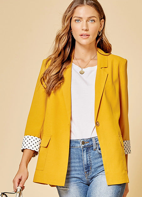 Andree By Unit | Marigold Blazer | Teacher Style Box