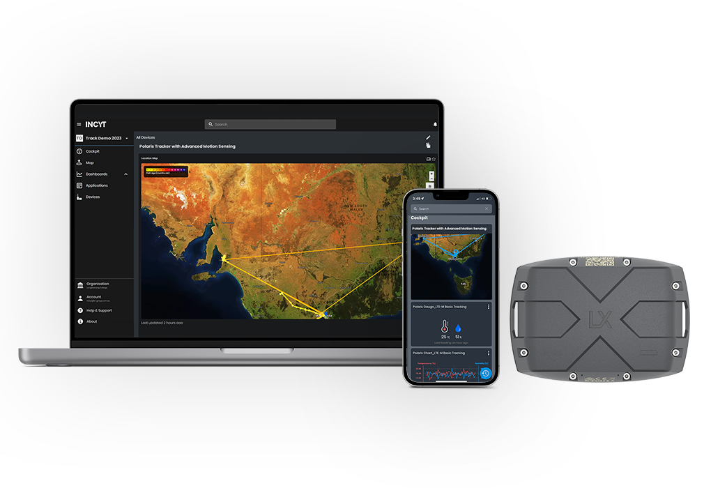 Track your assets with INCYT Track