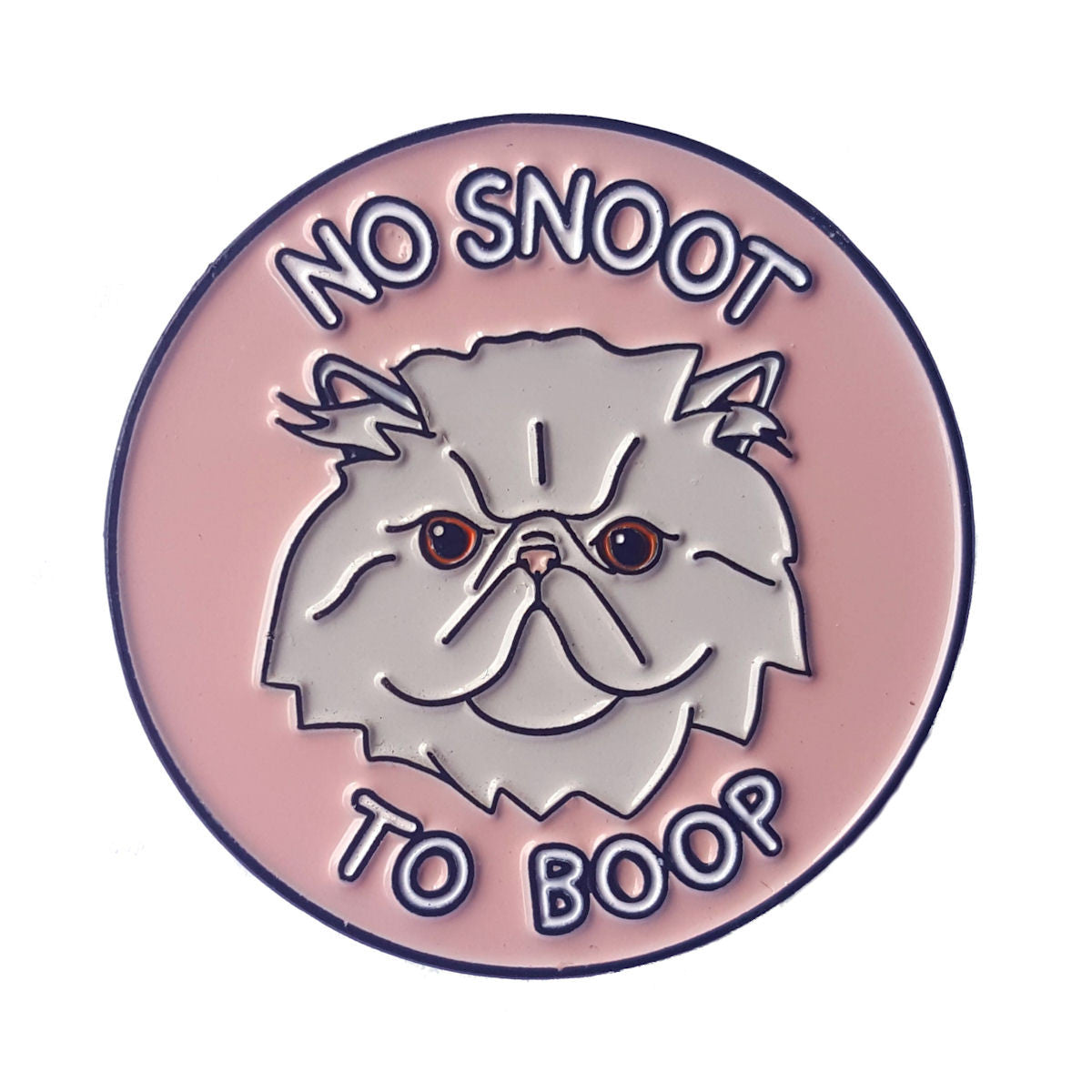 No Snoot To Boop Enamel Pin – Sugar & Vice