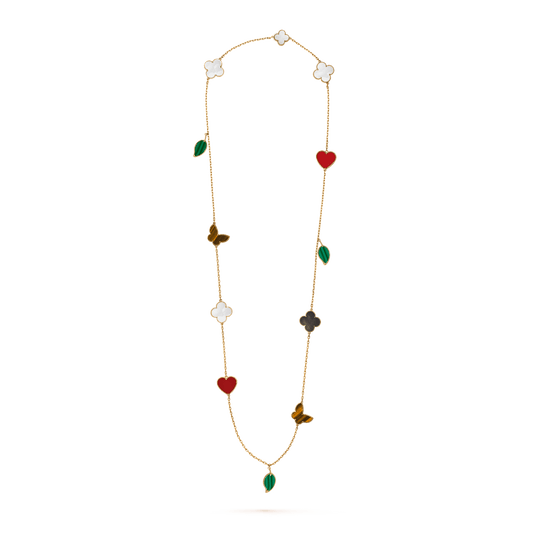 Van Cleef & Arpels Vintage Alhambra Long Necklace 20 Red | Rapstylecheck