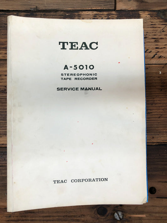 Teac A 2050 Reel to Reel Tape Recorder Owners Manual on PopScreen