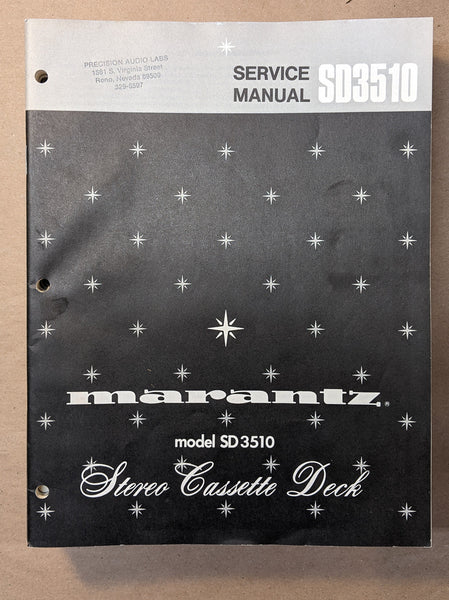 marantz sd 3510 service manual