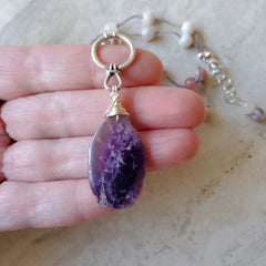 Art of Nature Jewelry Amethyst nugget pendant