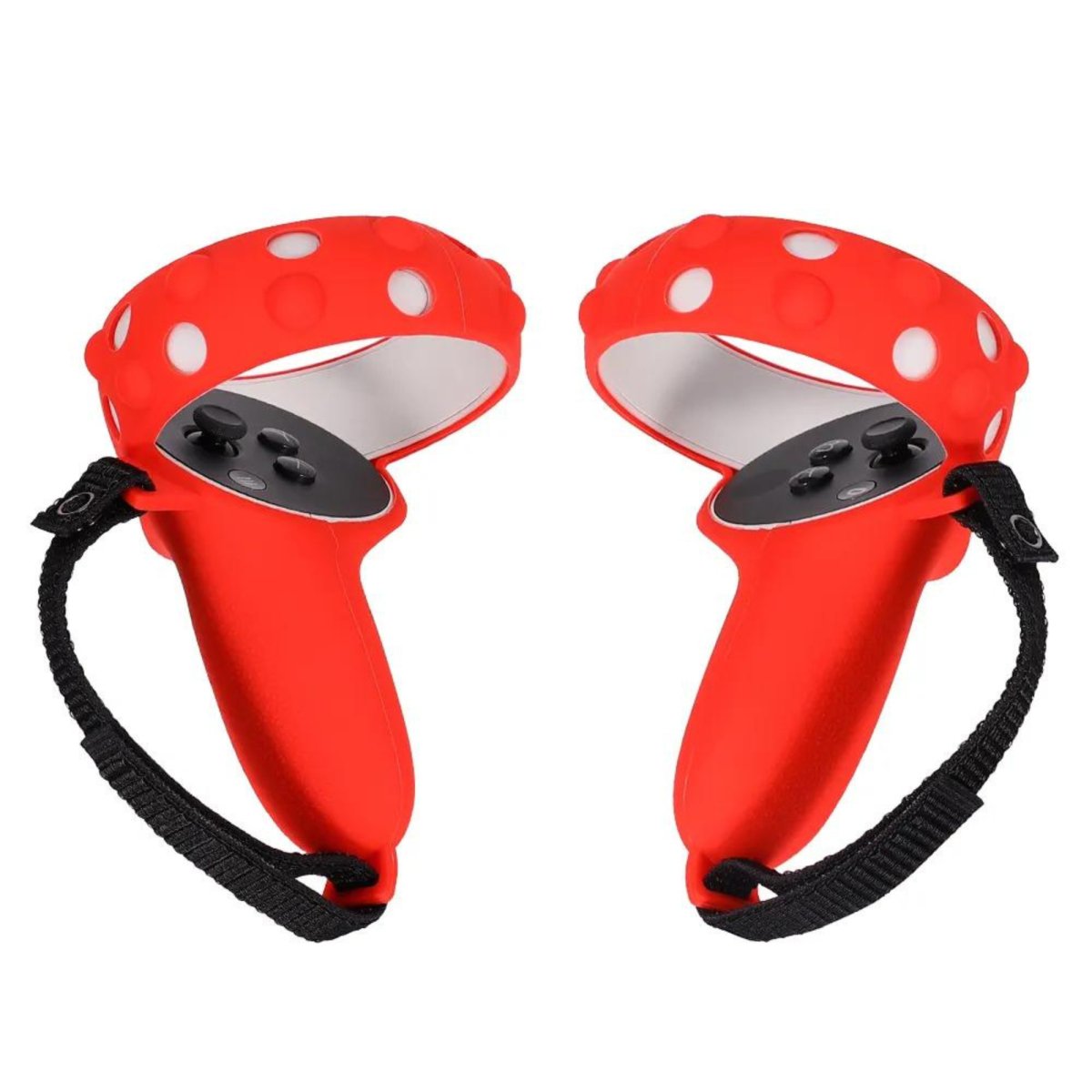 COMBINED: Controller cover + holder for Oculus Quest 2 Red