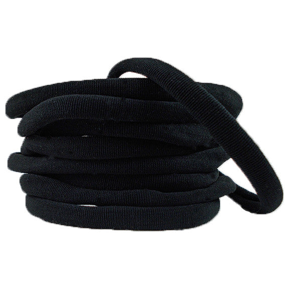 black nylon headbands