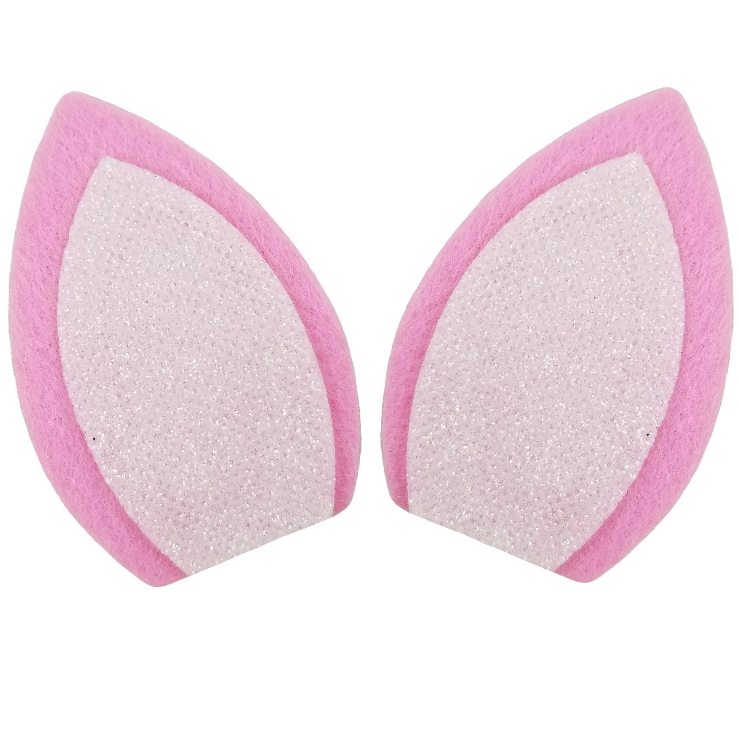 Light Pink & Pale Pink - 3" Felt Unicorn Ears - Welch's Workshop Craft Supply
