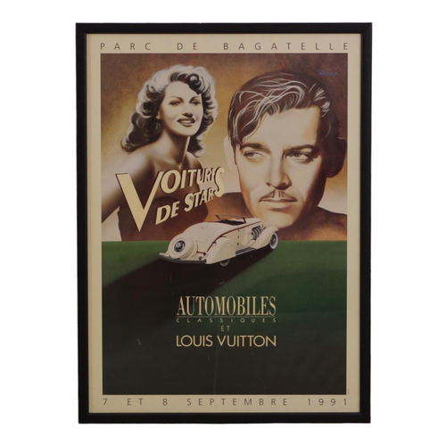 Louis Vuitton Concours Automobiles Classiques ''Vitesse'' Framed Poste –  ILWT - In Luxury We Trust