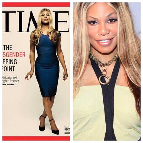 Laverne Cox Of Orange Is The New Black in T. Victoria jewelry