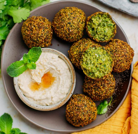 falafel de edamame