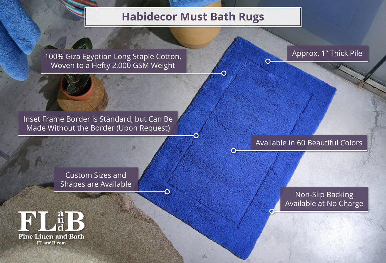 The Difference Between Bath Rugs and Bath Mats - InnStyle- Hospitality  Products at Wholesale Prices