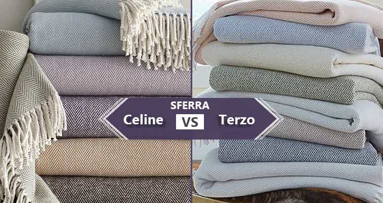 Sferra Celine vs Terzo Throw Blanket comparison