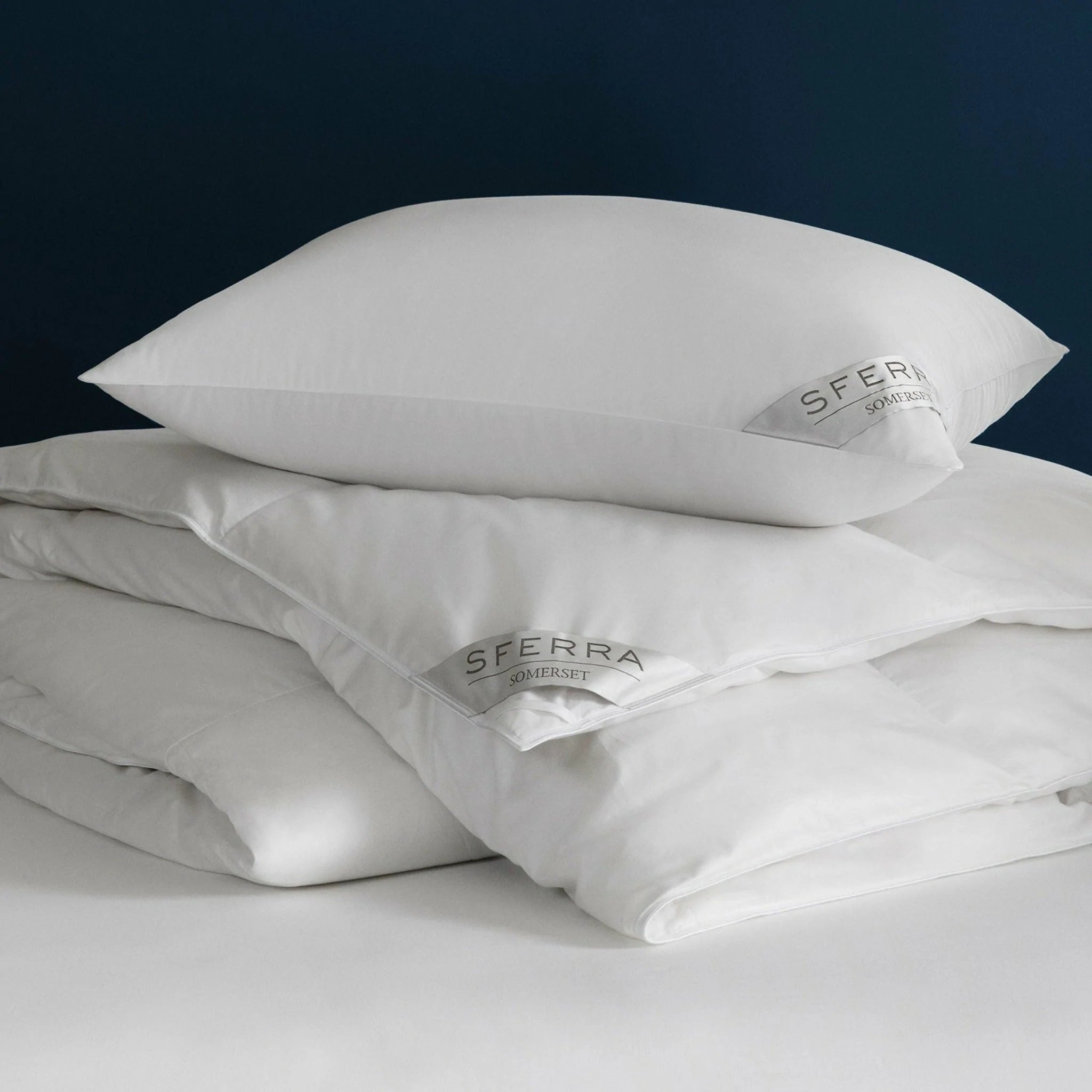 Sferra Somerset Down Duvet Insert and Pillows