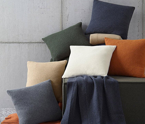 Sferra Pettra Decorative Pillows in multiple autumnal colors